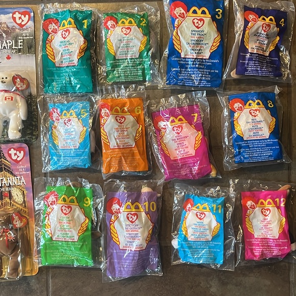 1999 Beanie baby collection, perfect condition, McDonalds 1999 happy meal toys - Picture 12 of 17